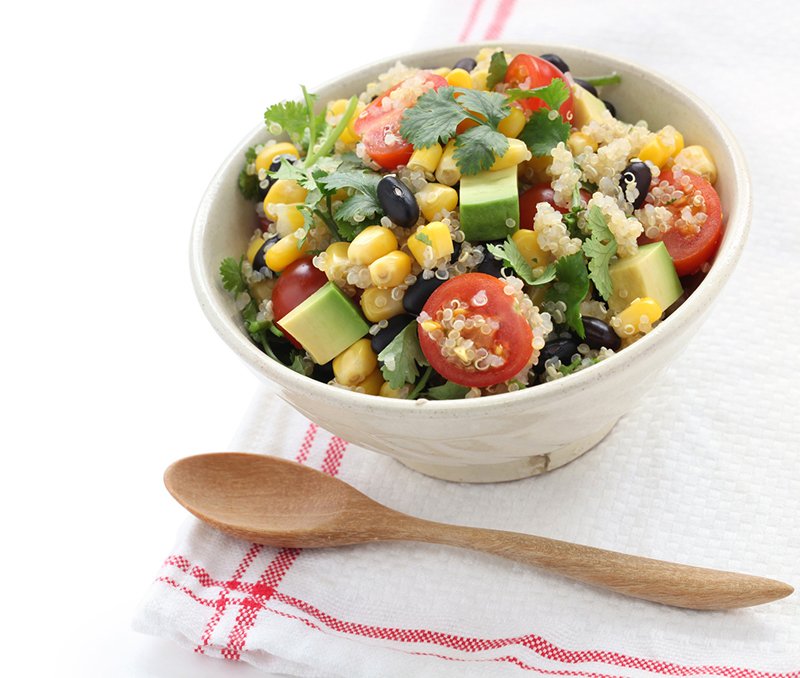 Spring Recipe Quinoa Salad with Black Beans & Avocado|Spring Recipe ...